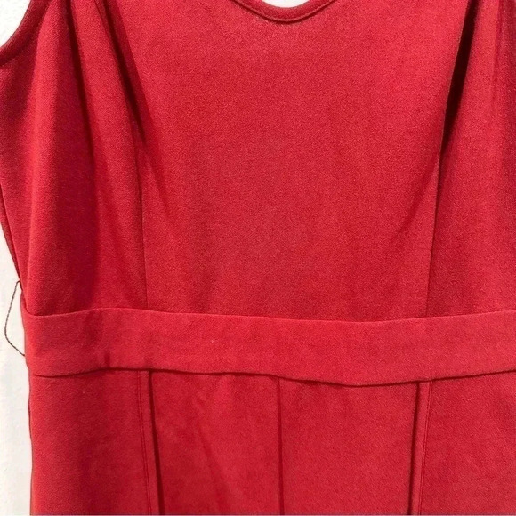 ๐ Rachel Rachel Roy lona Sweetheart Neck Flutter Sleeve Jumpsuit Red Medium - Picture 6 of 10